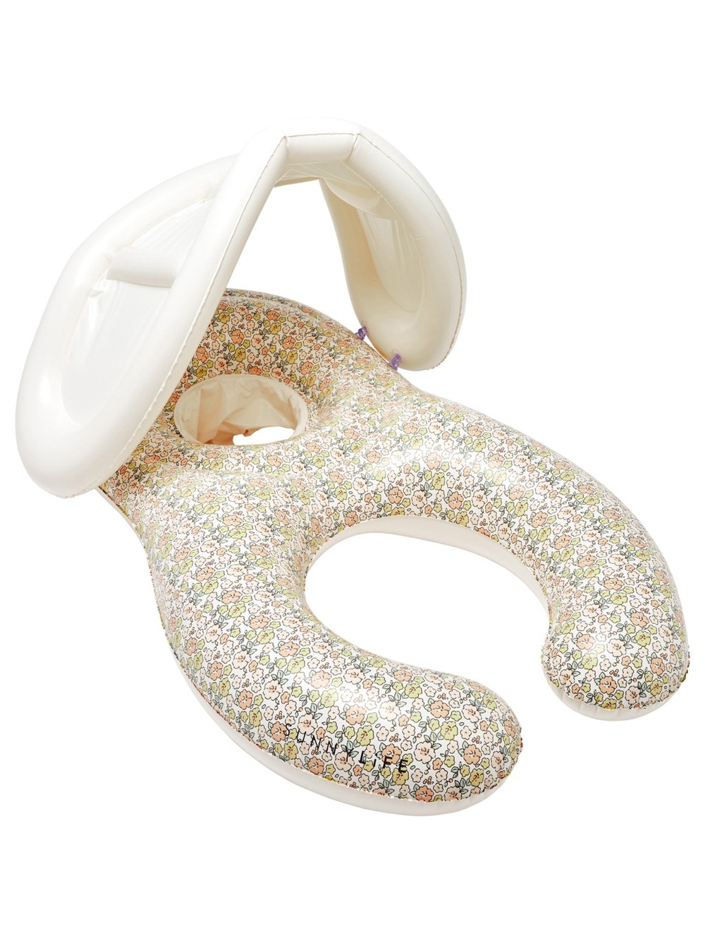Sunnylife: Float Together Baby Seat - Into the Garden Ditsy Floral Inflatable